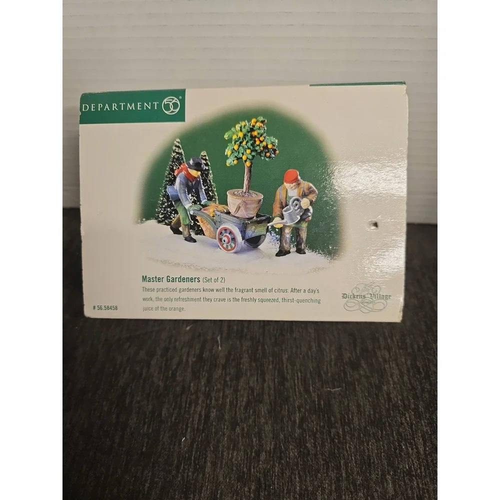 Department 56 Master Gardeners Dickens' Village Series 58458 Retired